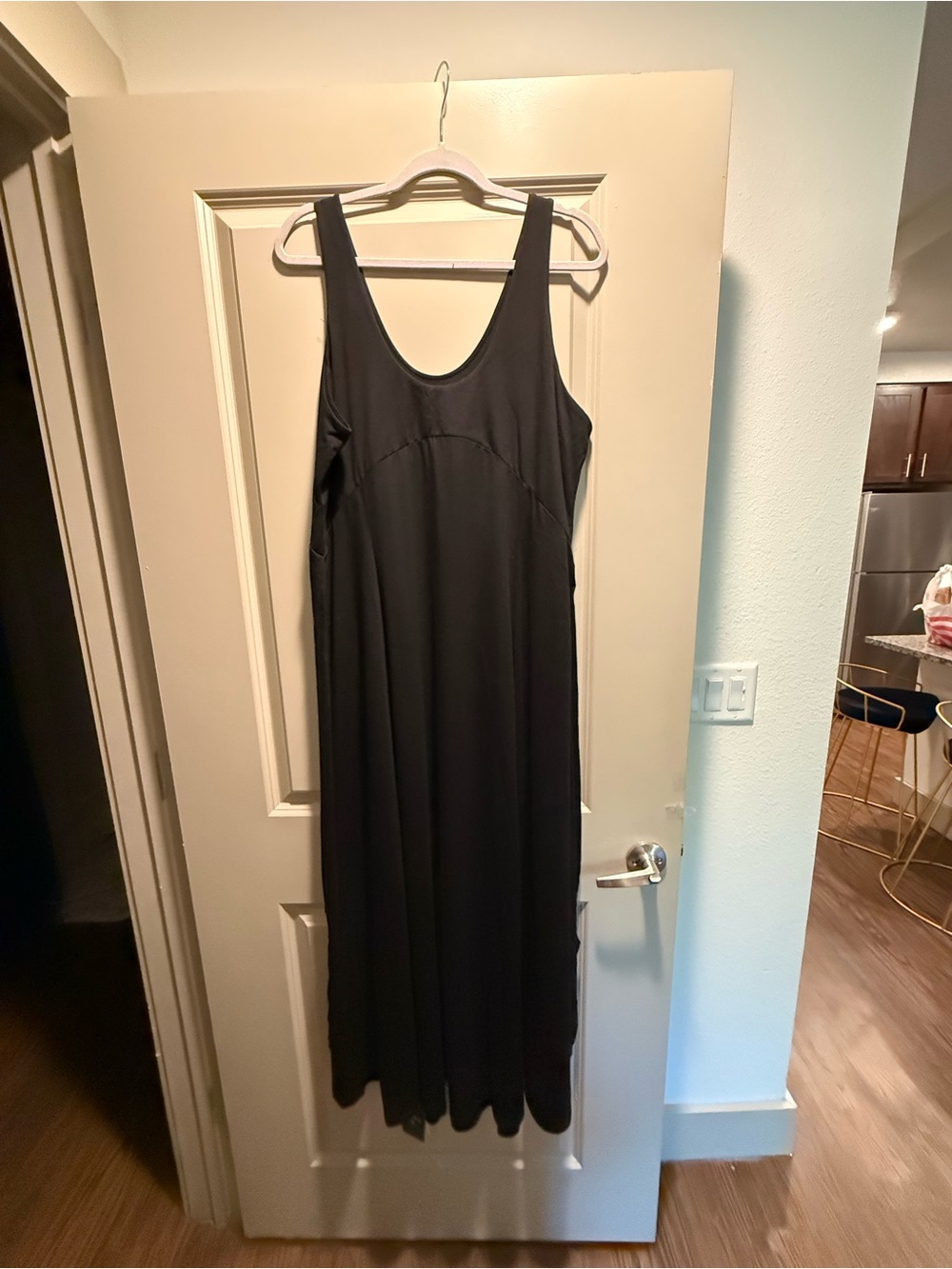 HALARA Sleeveless Black Maxi Dress with Side Slit NWT - Picture 5 of 9